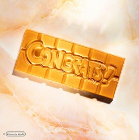 CW12011 Congrats Tablet Mould 45g