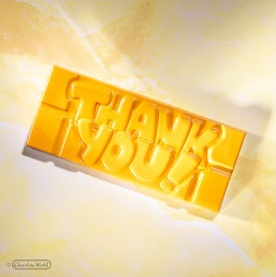 CW12004 Thank You Tablet Mould 45g