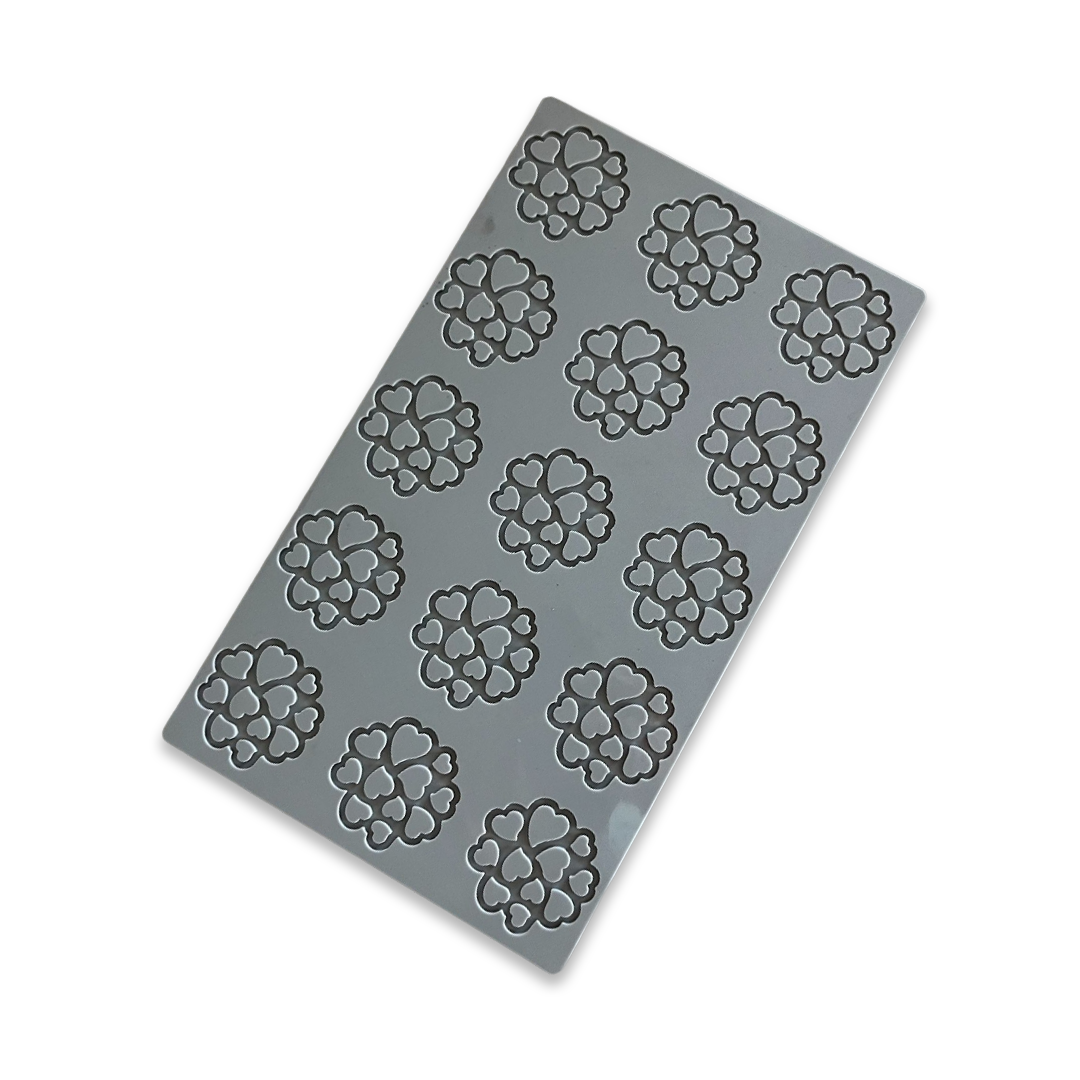 PR008 Hearts Decoration Silicon Mould