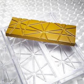 CW2450 Stripes Tablet Mould 98g