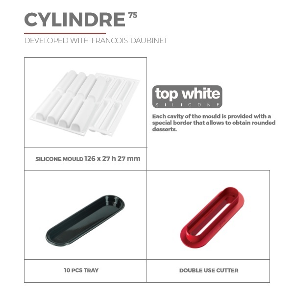 Cylindre75 Silicon Mould