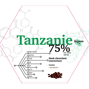 Cacao Barry Origine Tanzanie 75% 1kg