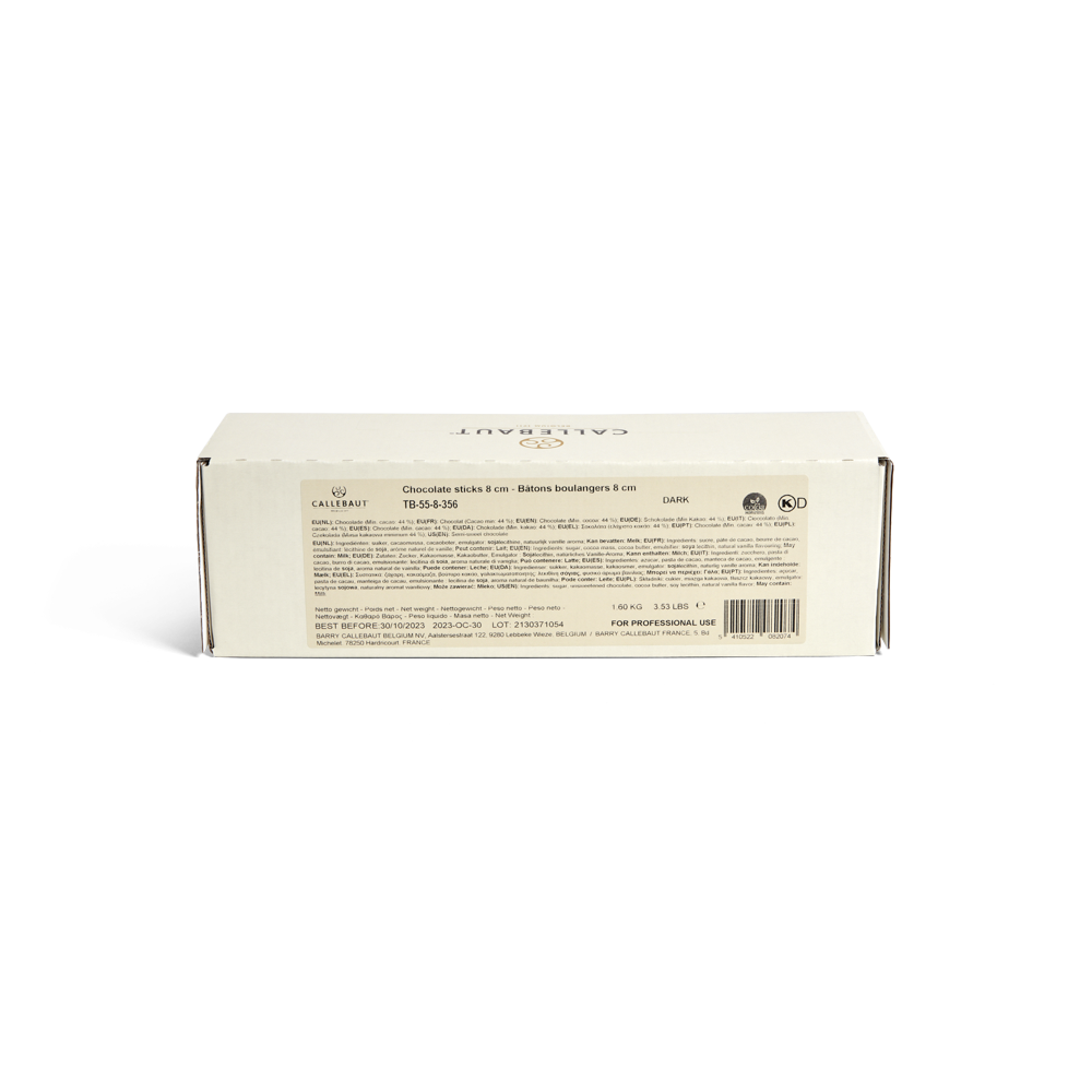 Callebaut Dark Chocolate Batons - 300 Piece